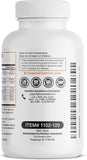 Bronson Vitamin B Complex with Vitamin C - Immune Health, Energy Support & Nervous System Support - Non-GMO, 120 Vegetarian Capsules