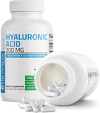 Bronson Hyaluronic Acid 200 MG High Potency Joint Health & Healthy Skin Support, Non-GMO, 200 Vegetarian Capsules
