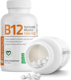 Bronson Vitamin B Complex with Vitamin C - Immune Health, Energy Support & Nervous System Support - Non-GMO, 120 Vegetarian Capsules