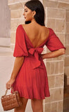Dokotoo Womens Summer Dresses Square Neck
